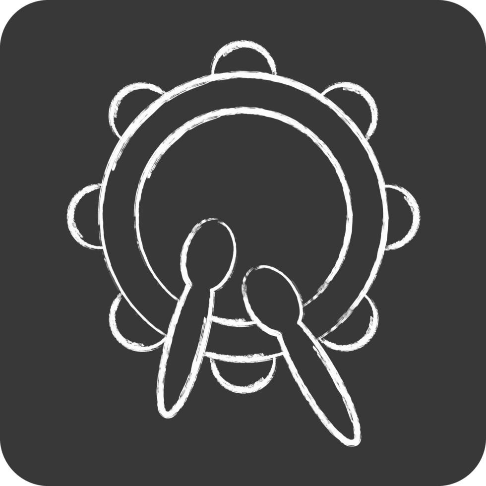 Icon Drum. related to Eid Al Fitr symbol. islamic. ramadhan. simple illustration vector