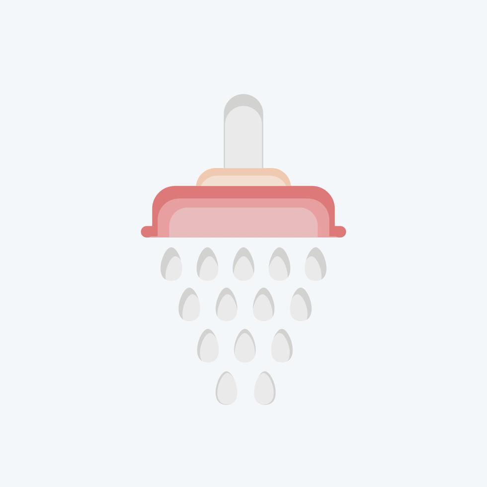 Icon Shower. related to Eid Al Fitr symbol. islamic. ramadhan. simple illustration vector