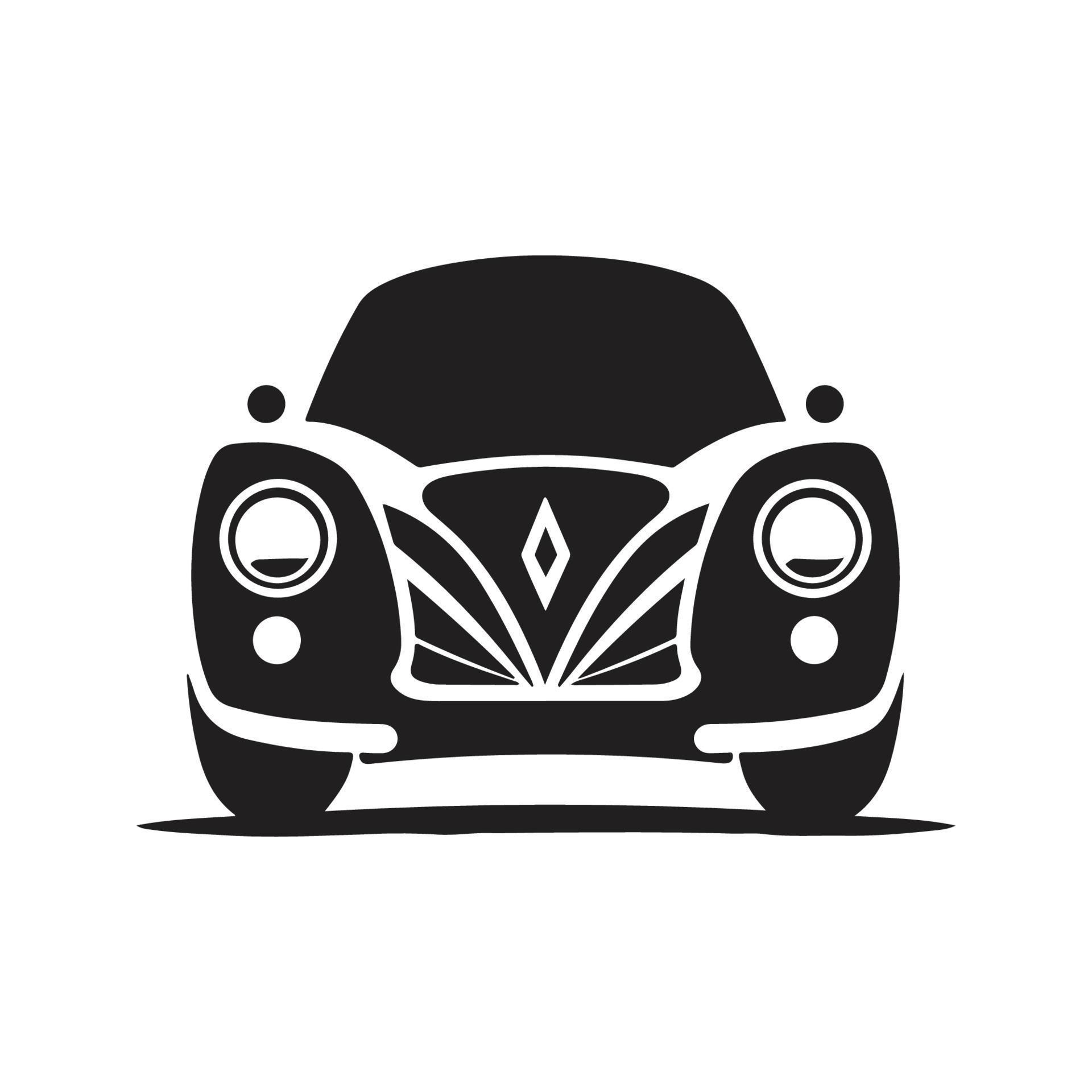 modern car, vector concept digital art, hand drawn illustration