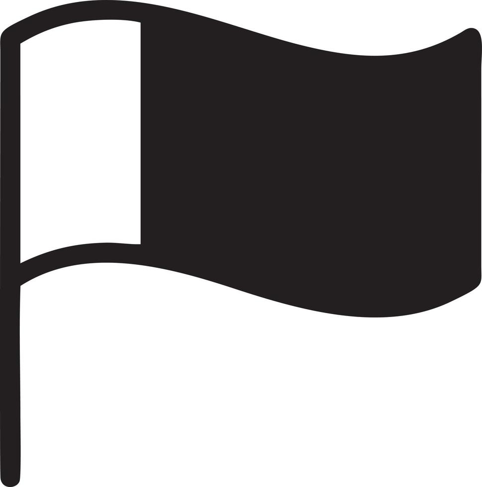 Flag icon symbol vector image. Illustration of the waving flag location design image. EPS 10.