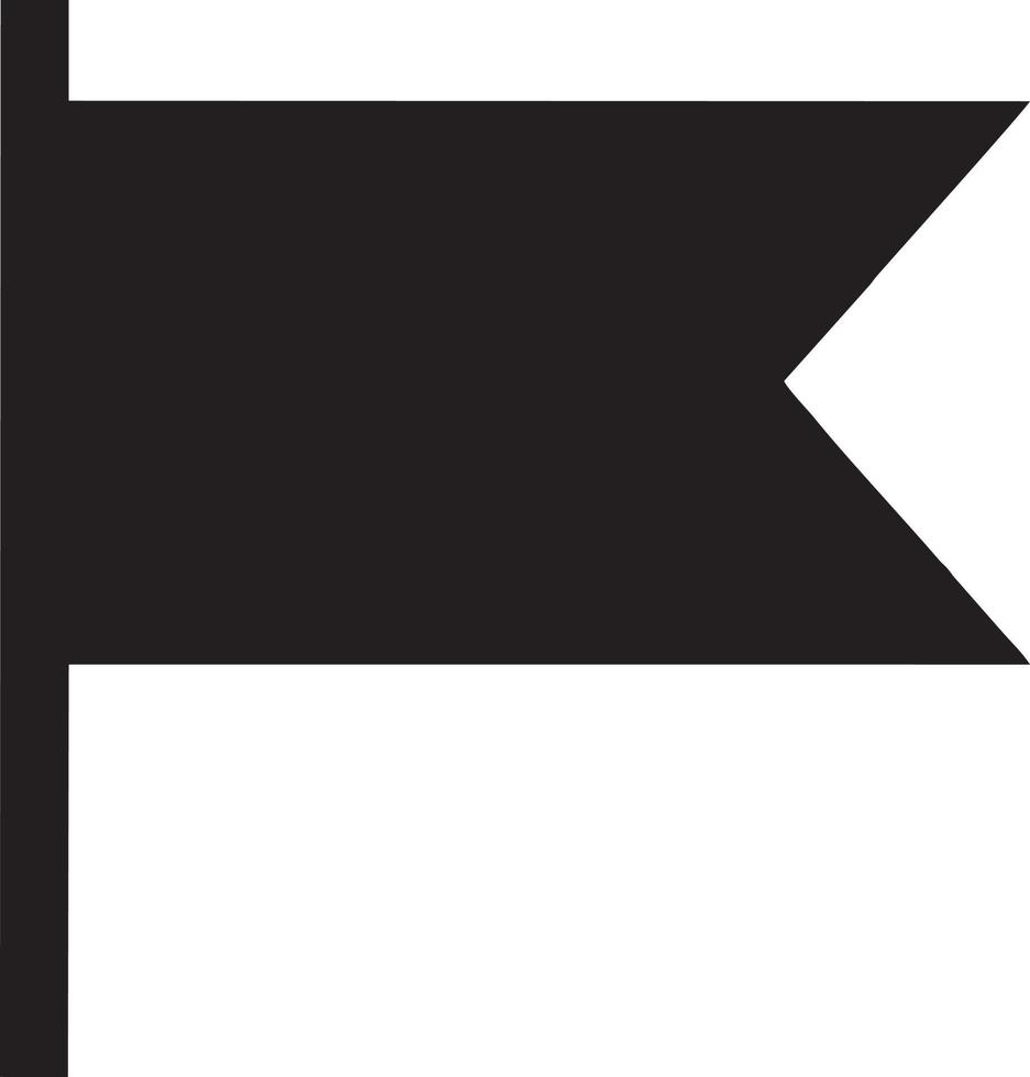 Flag icon symbol vector image. Illustration of the waving flag location design image. EPS 10.