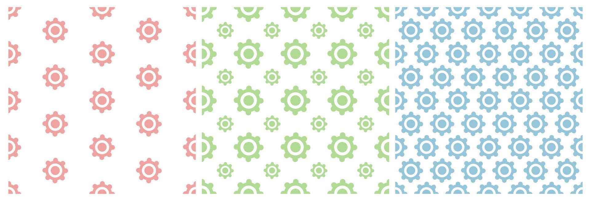 Set of Happy Labor Day Seamless Pattern Design Illustration with Different Professions in Template Hand Drawn vector