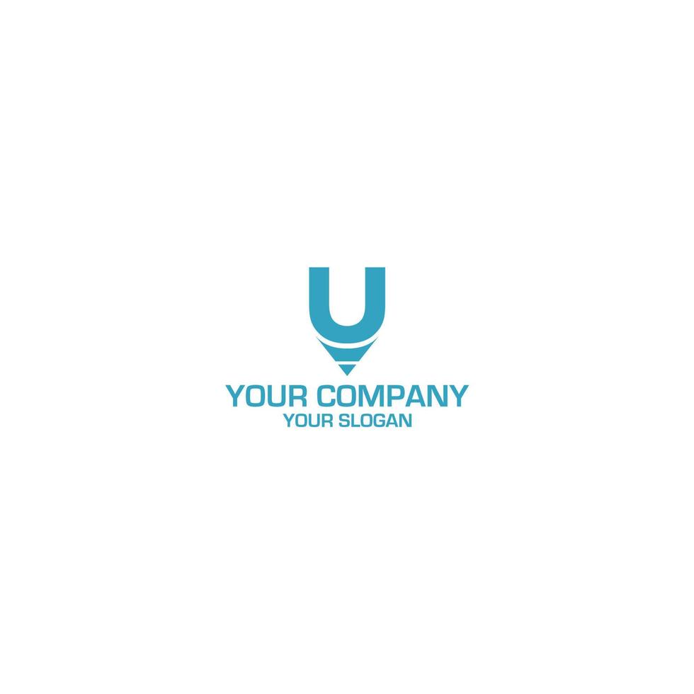 U Education Logo Design Vector