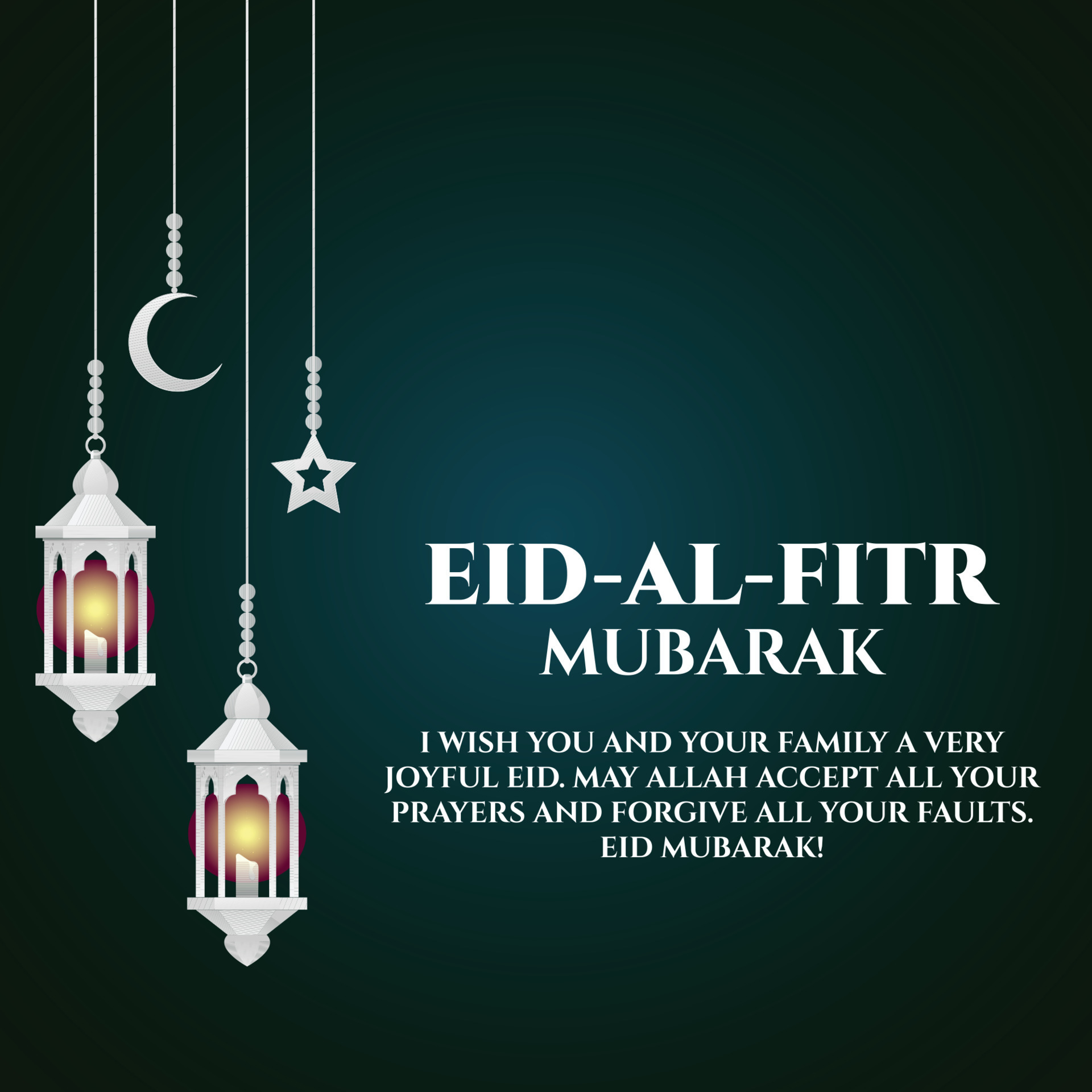 Eid Al Adha. Eid mubarak islamic greeting card , poster. Vector ...