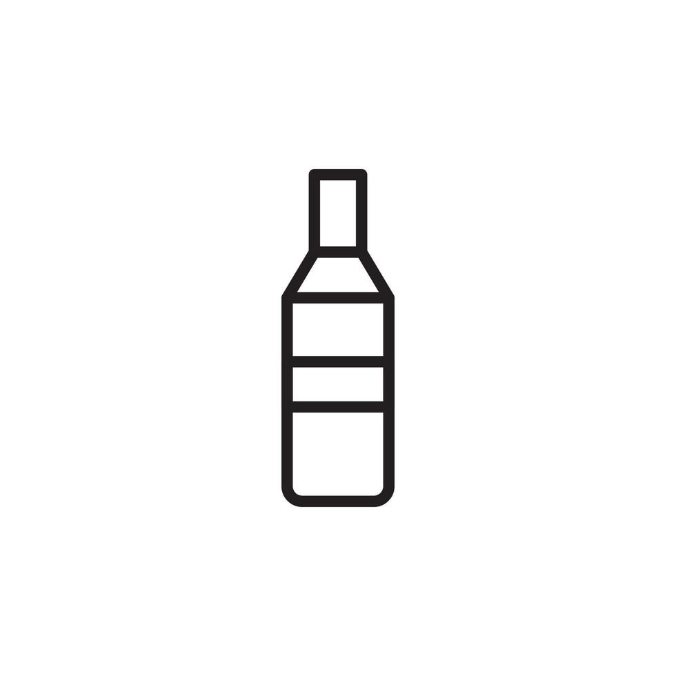 bottle icon vector for Icon Website, UI Essential, Symbol, Presentation