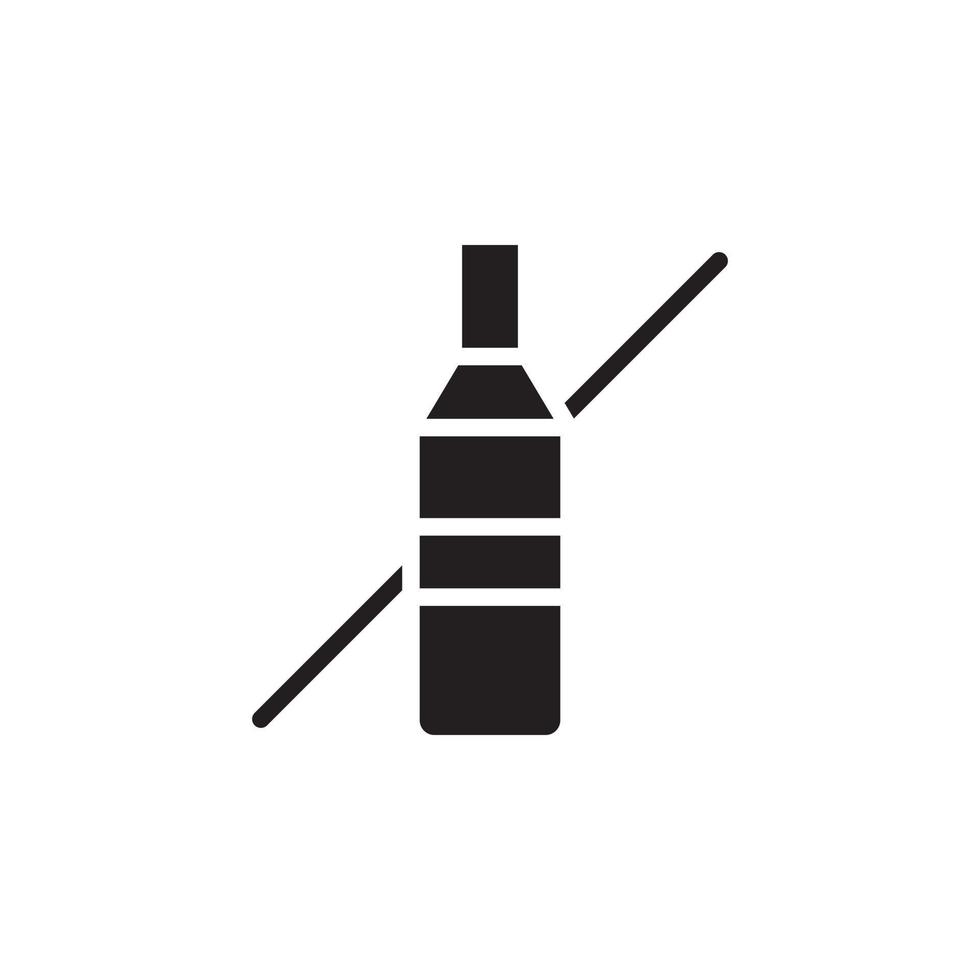 bottle icon vector for Icon Website, UI Essential, Symbol, Presentation