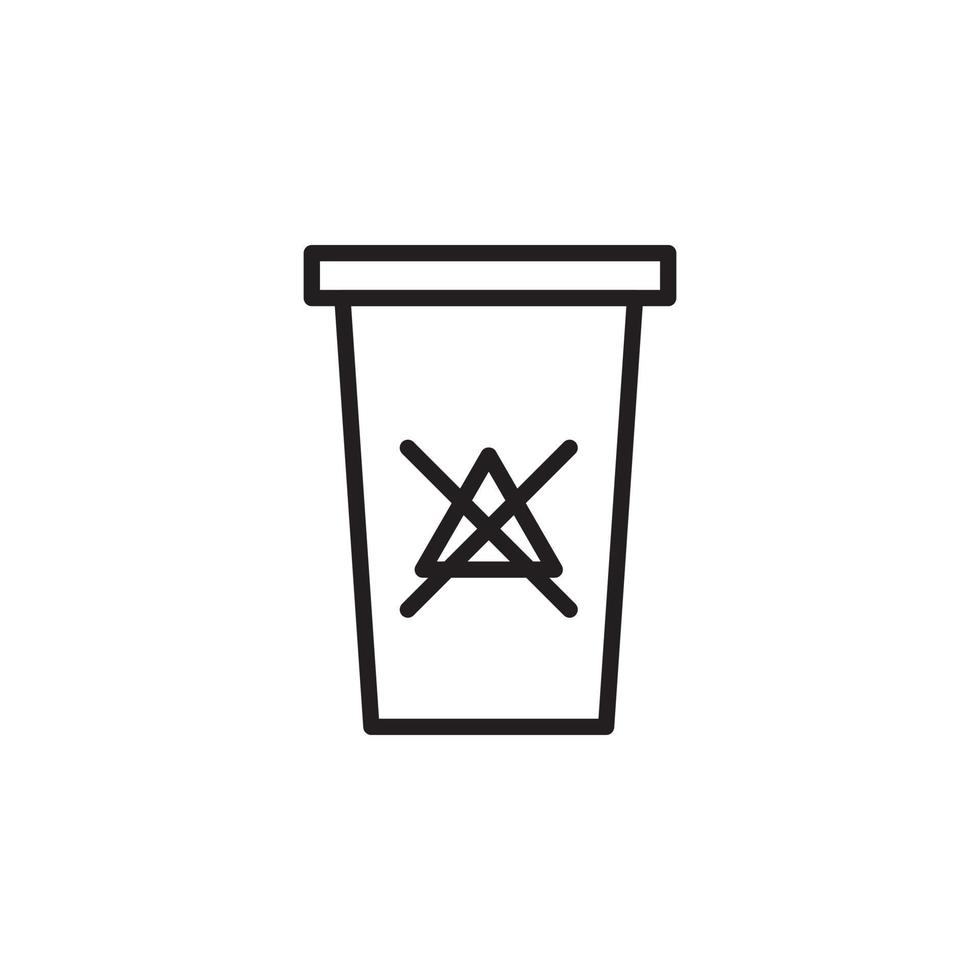 trash bin vector for Icon Website, UI Essential, Symbol, Presentation
