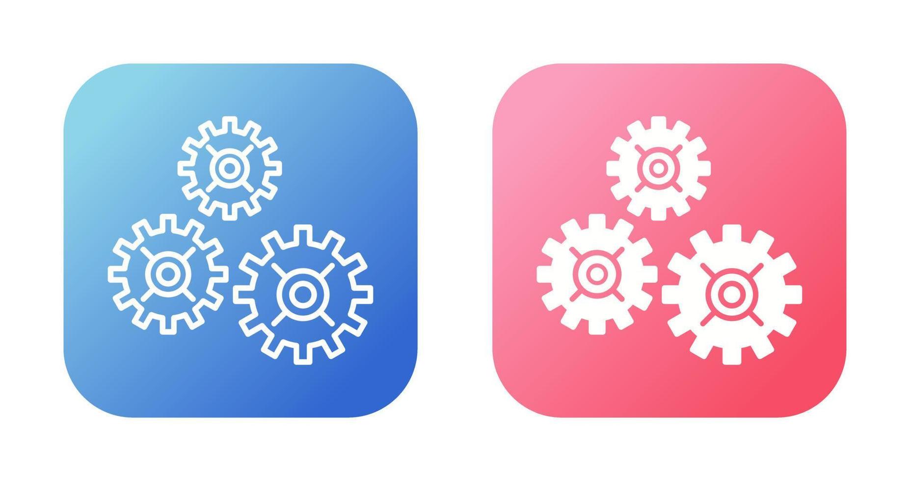 Multiple Cogwheels Vector Icon