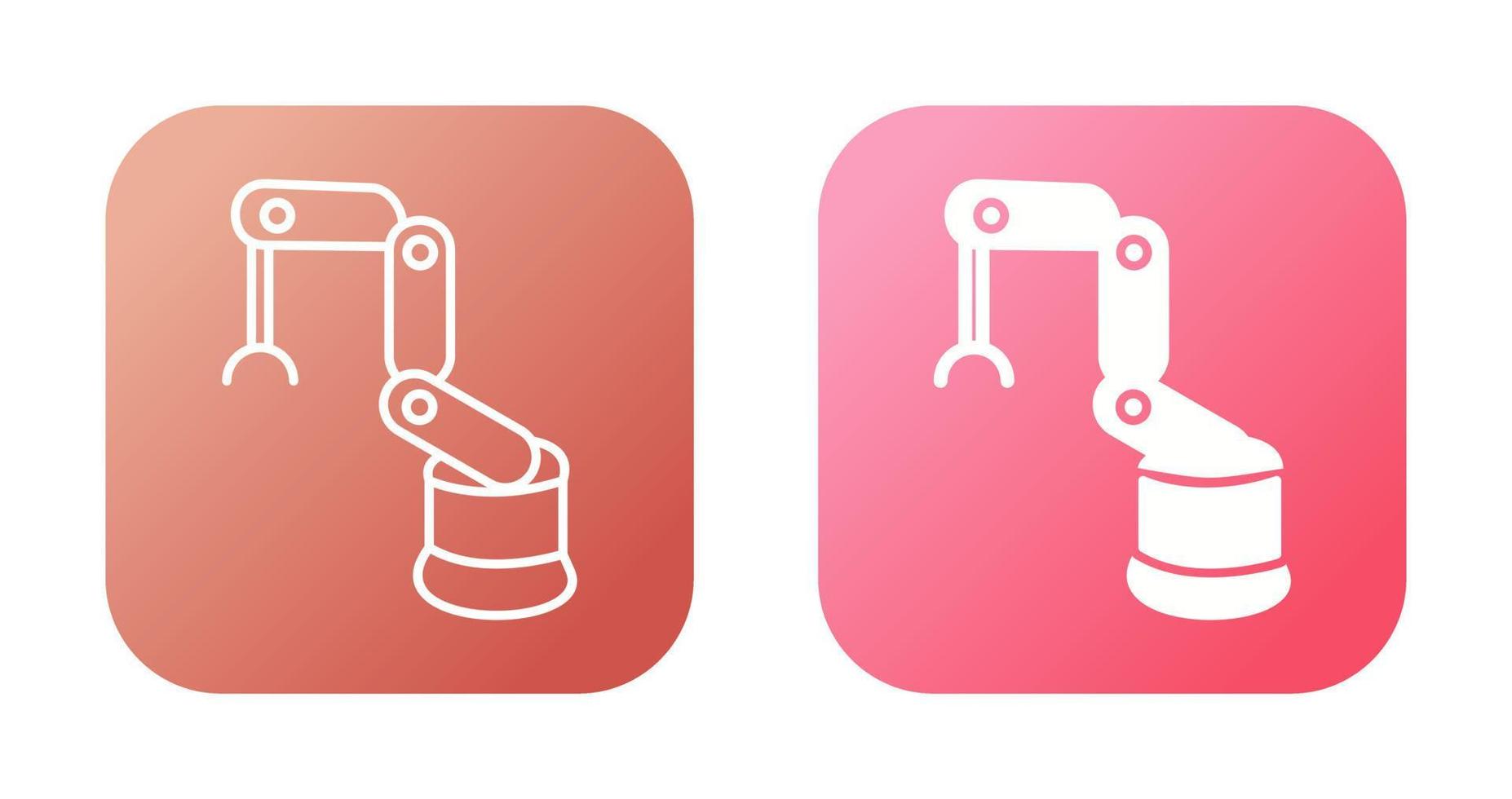 Industrial Robot Vector Icon