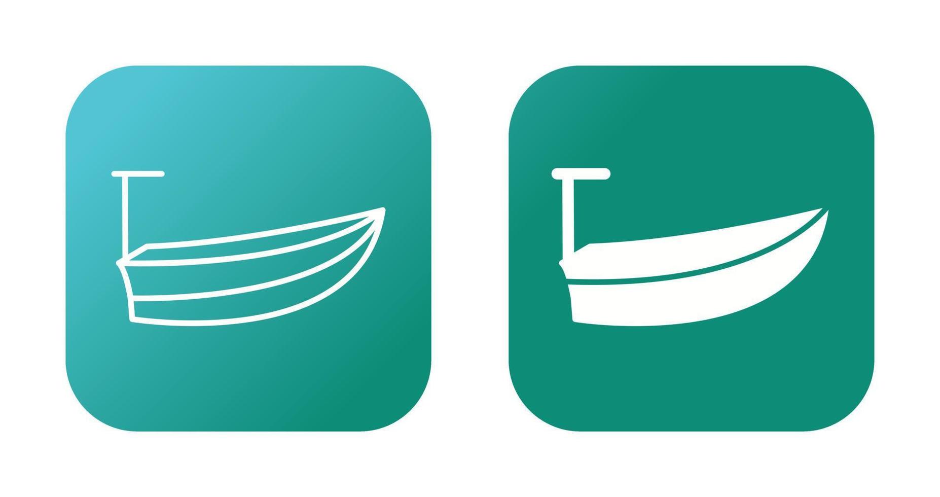 Small Boat Vector Icon
