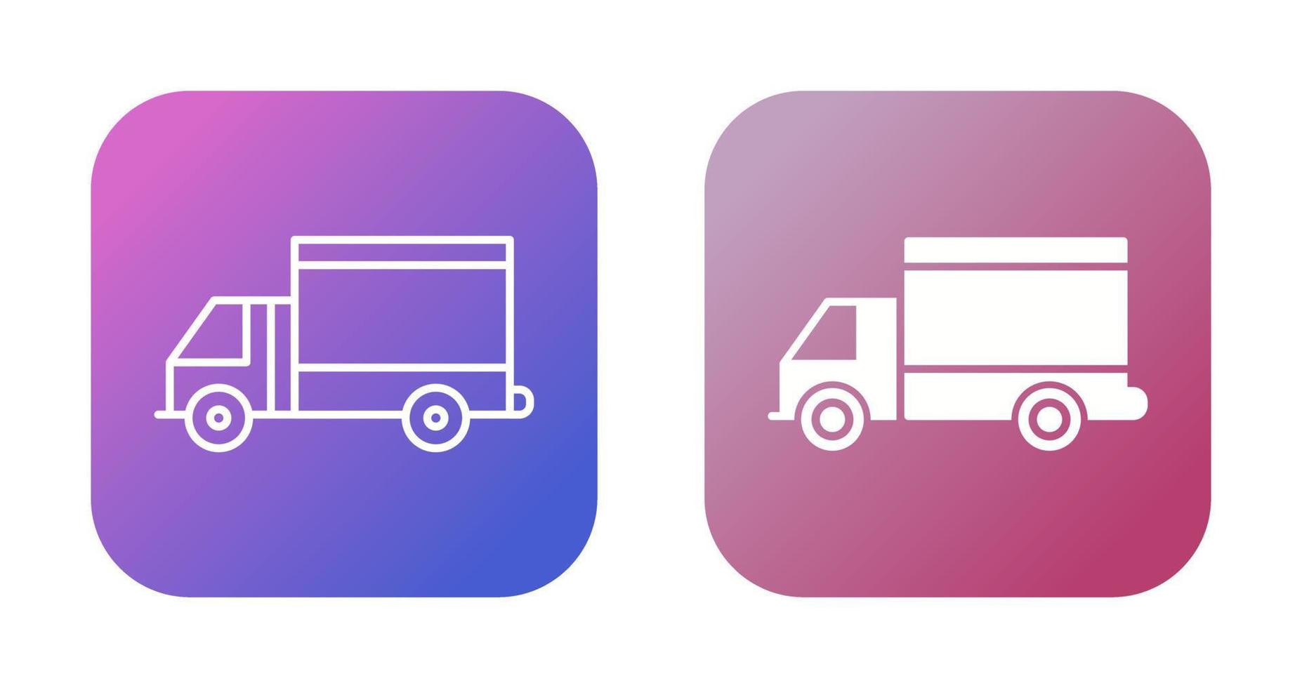 Heavy Truck Vector Icon
