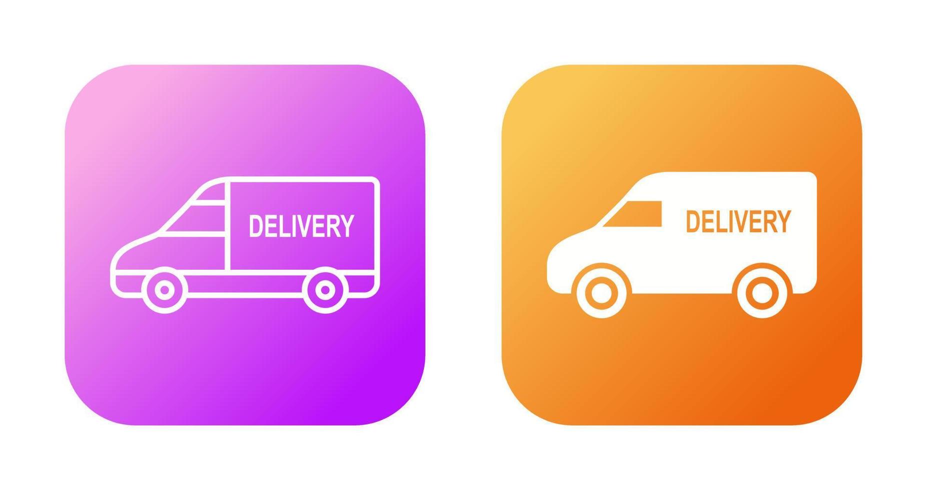 Delivery Car Vector Icon