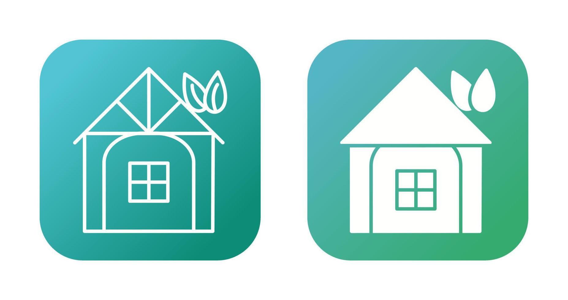 Eco friendly House Vector Icon