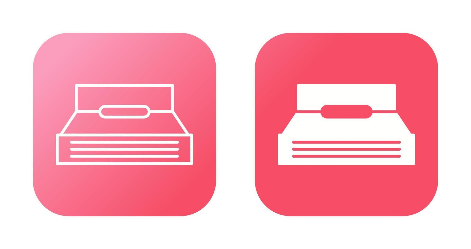 Single Bed Vector Icon