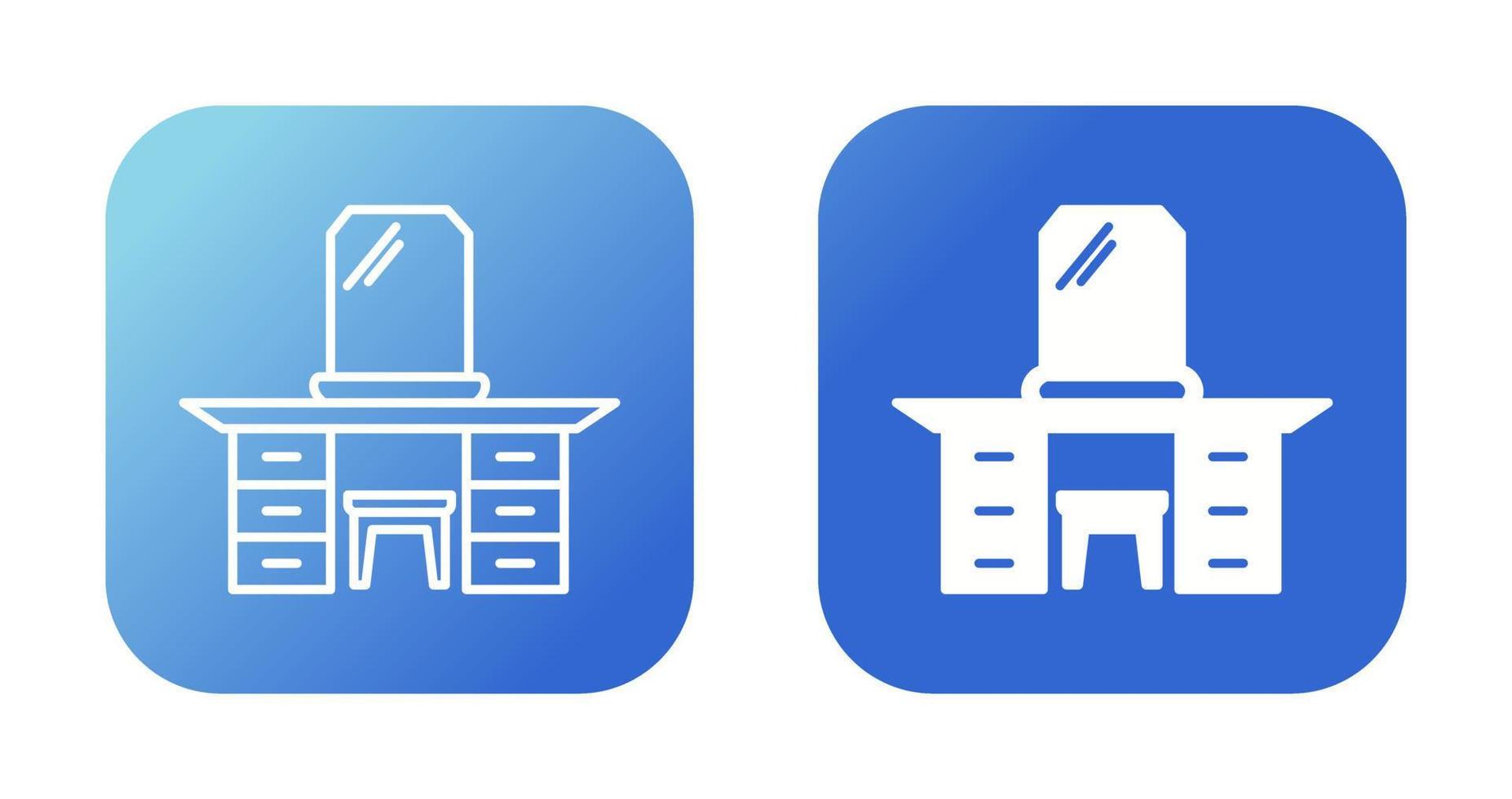 Dressing Table Vector Icon