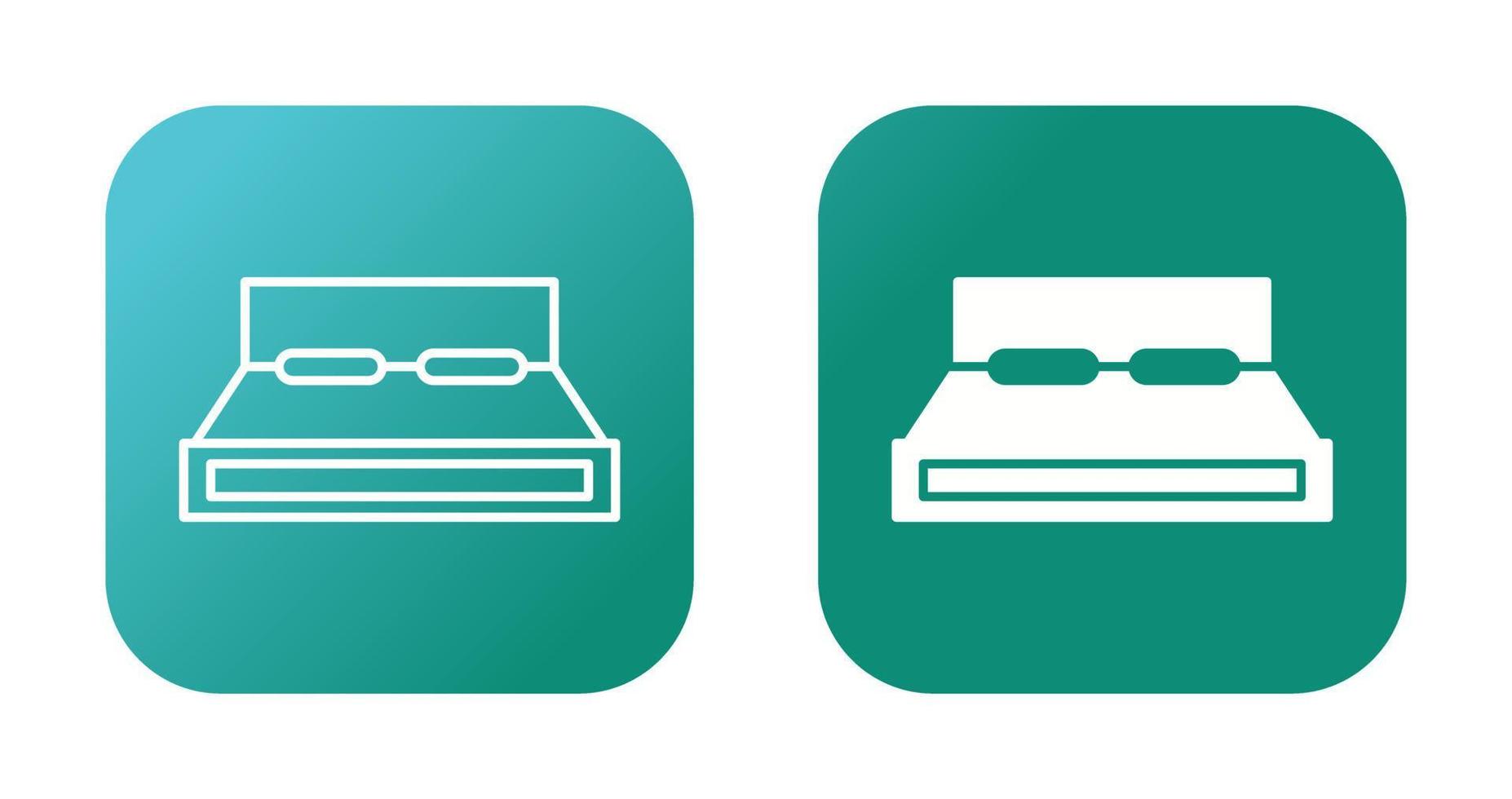 Double Bed Vector Icon