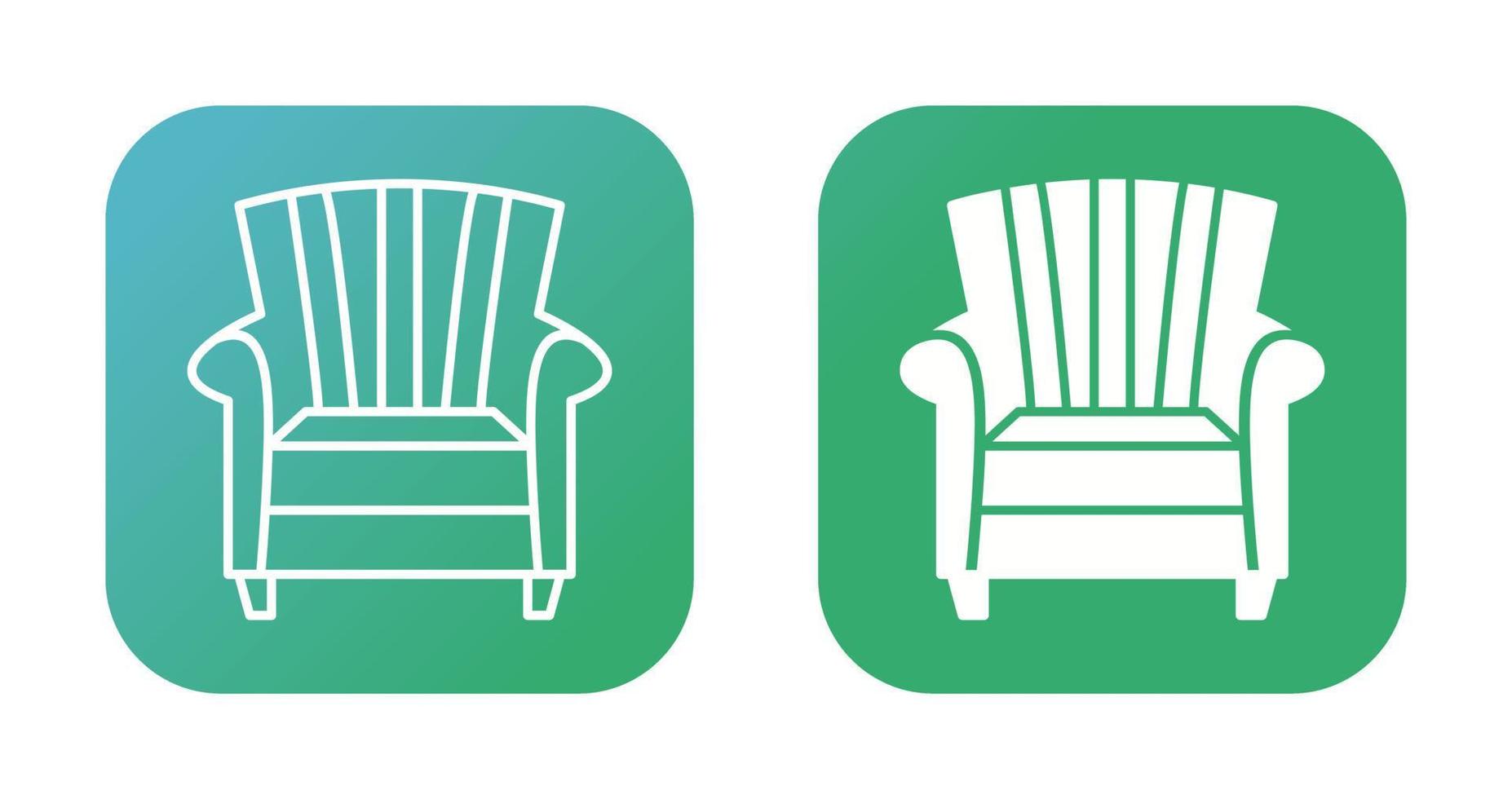 Single Sofa Vector Icon