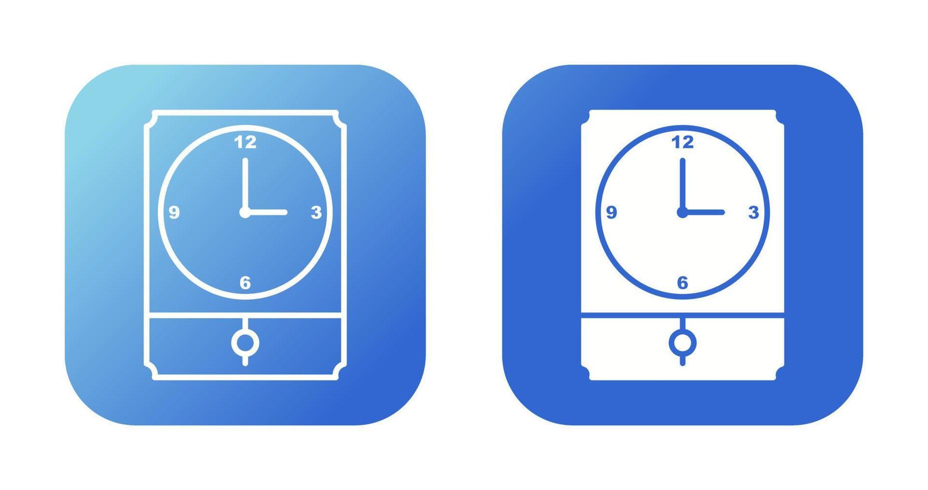 Large Clock Vector Icon