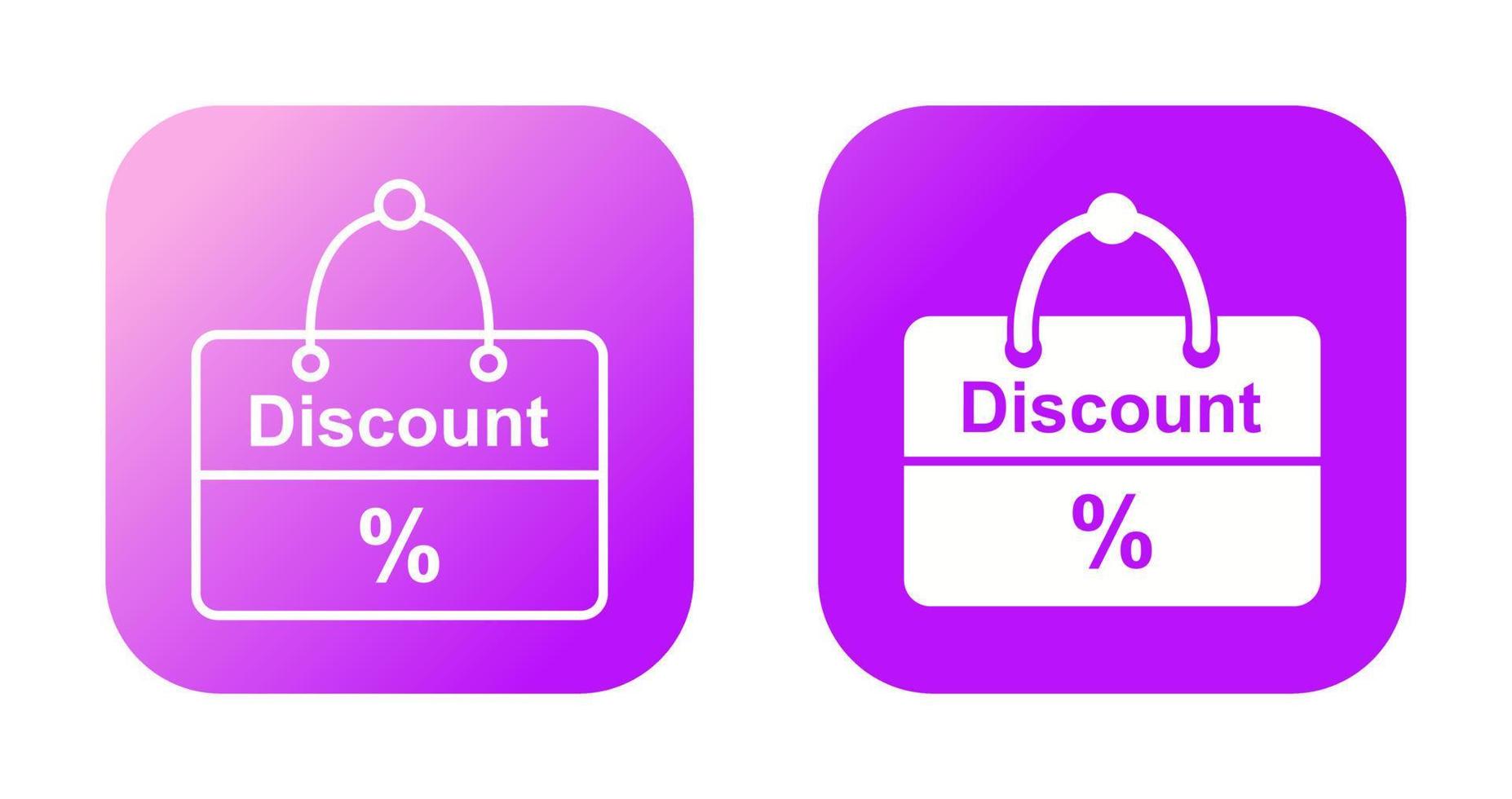 Discount Vector Icon
