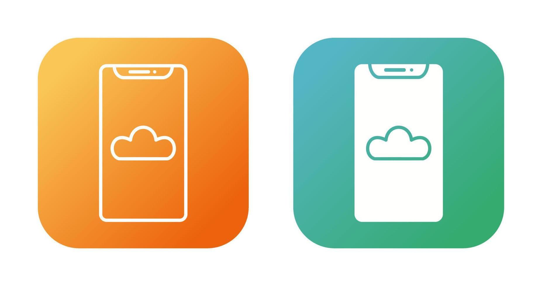 Cloud Storage Vector Icon