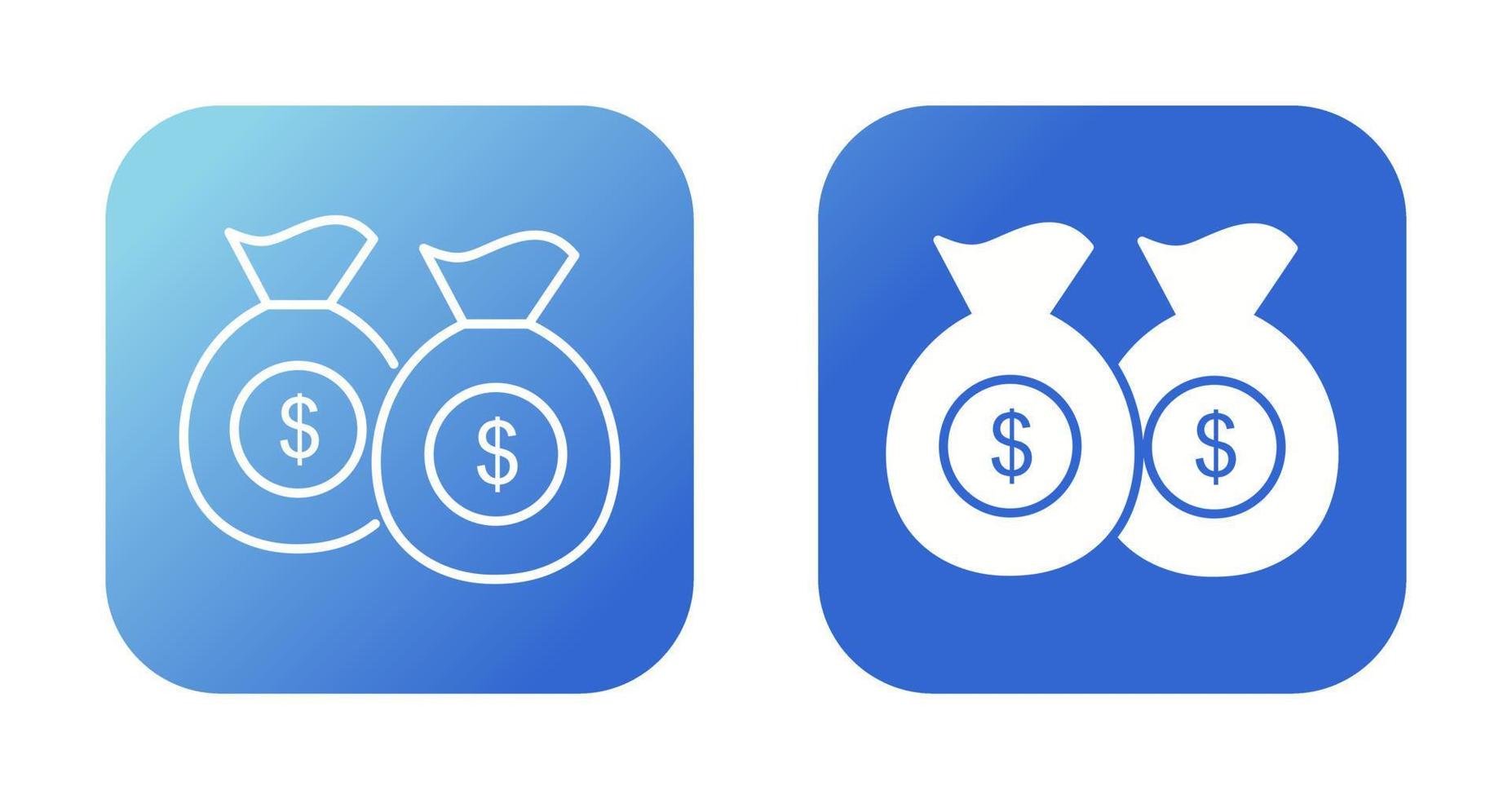 Money Bags Vector Icon