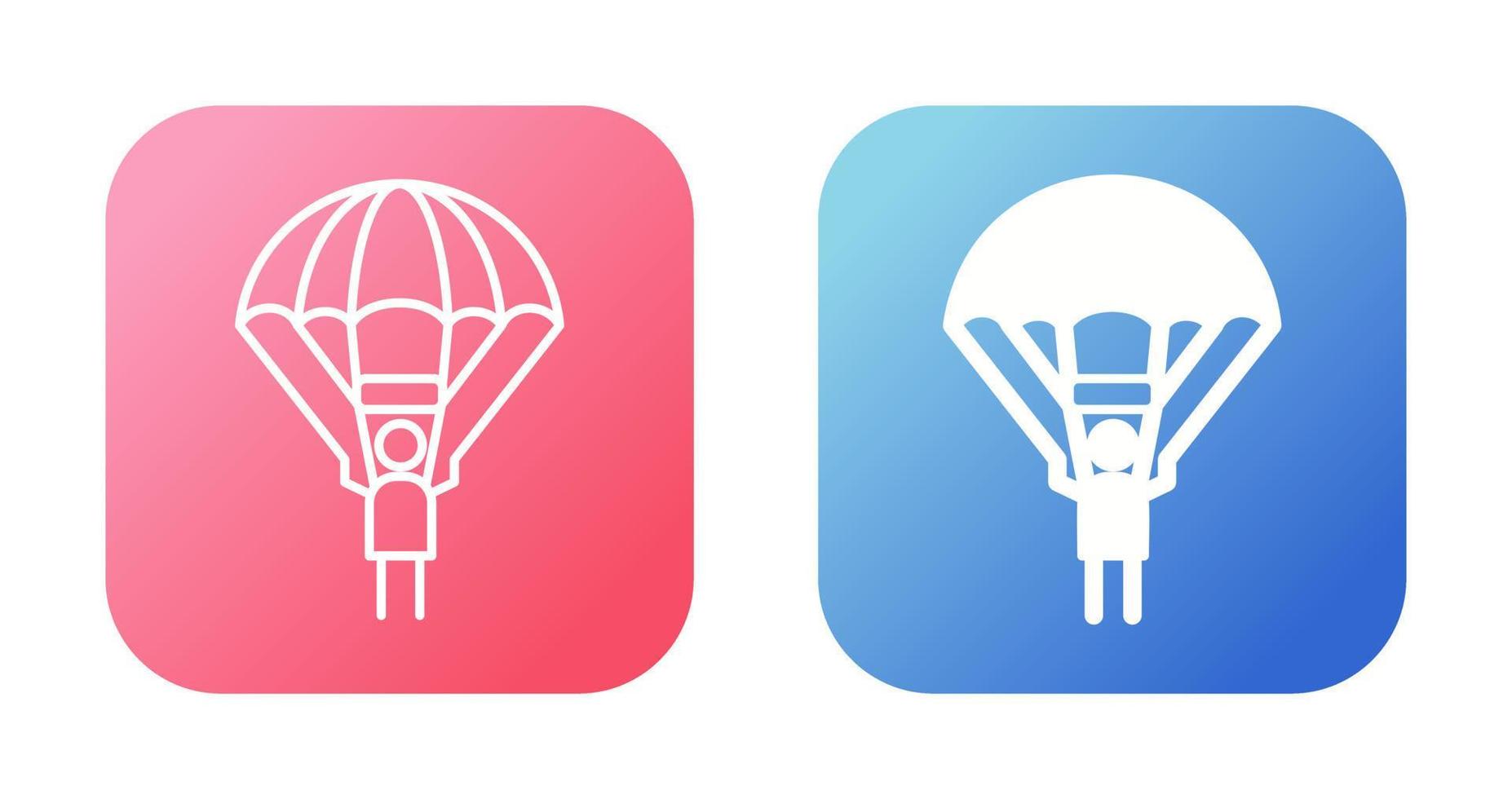 Parachuter Vector Icon
