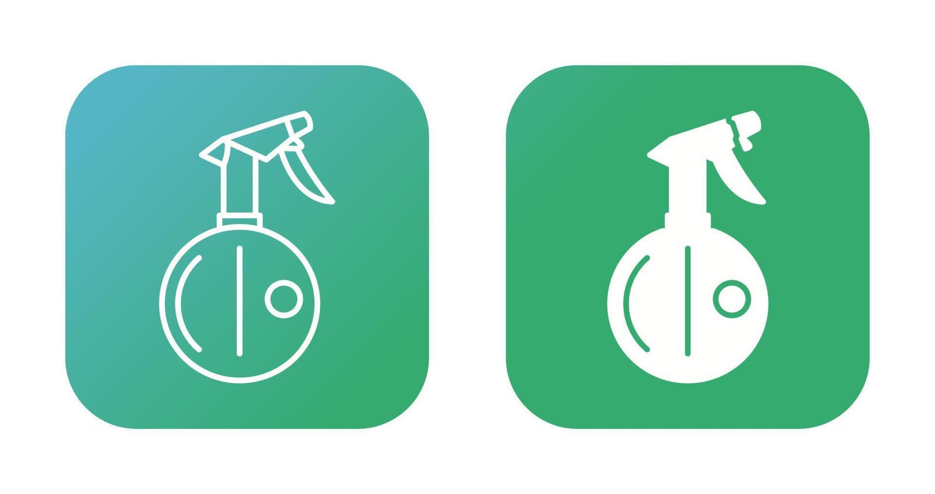 Water Spray bottle Vector Icon
