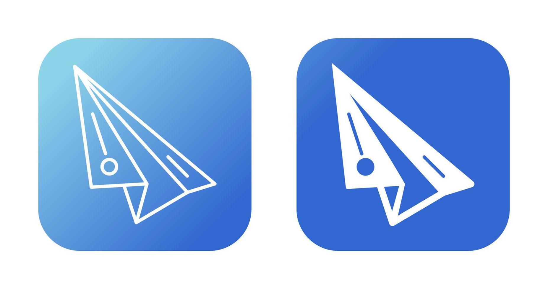 Paper Plane Vector Icon