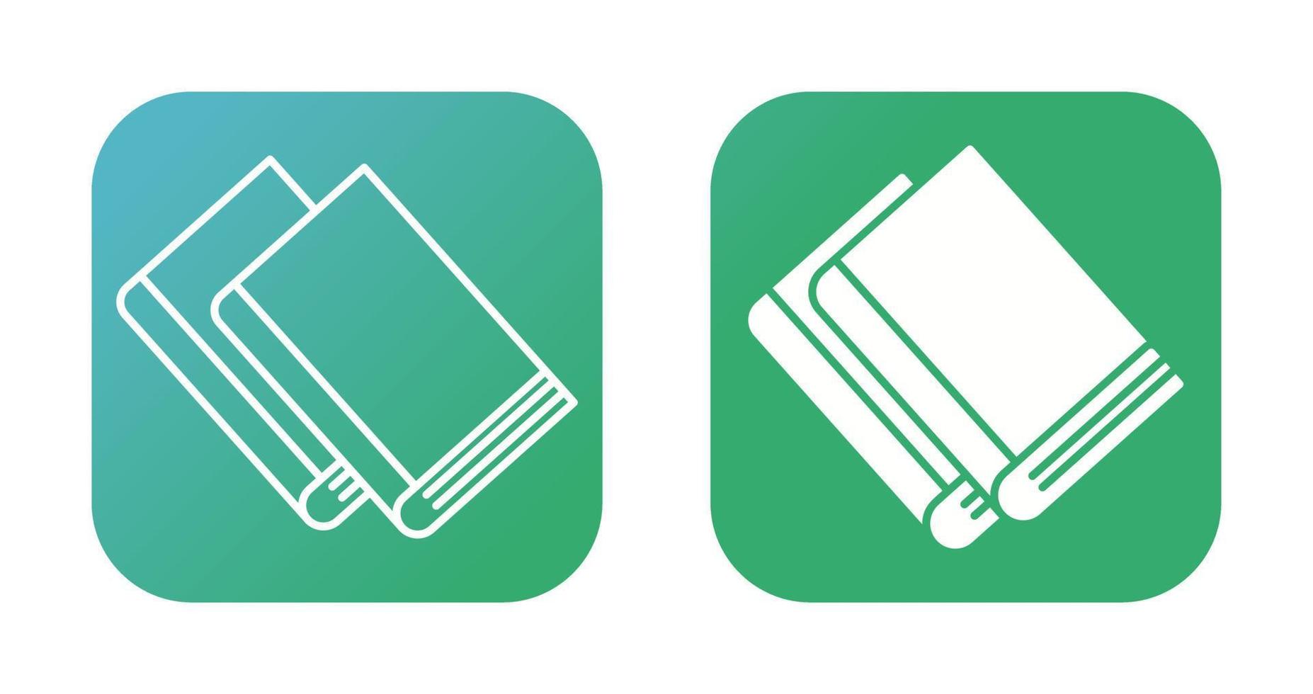 icono de vector de libros