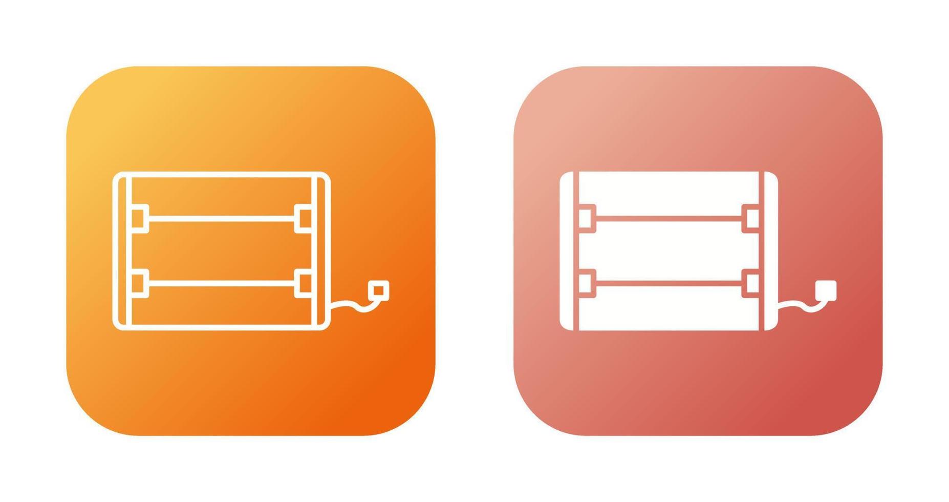 Electric Heater Vector Icon
