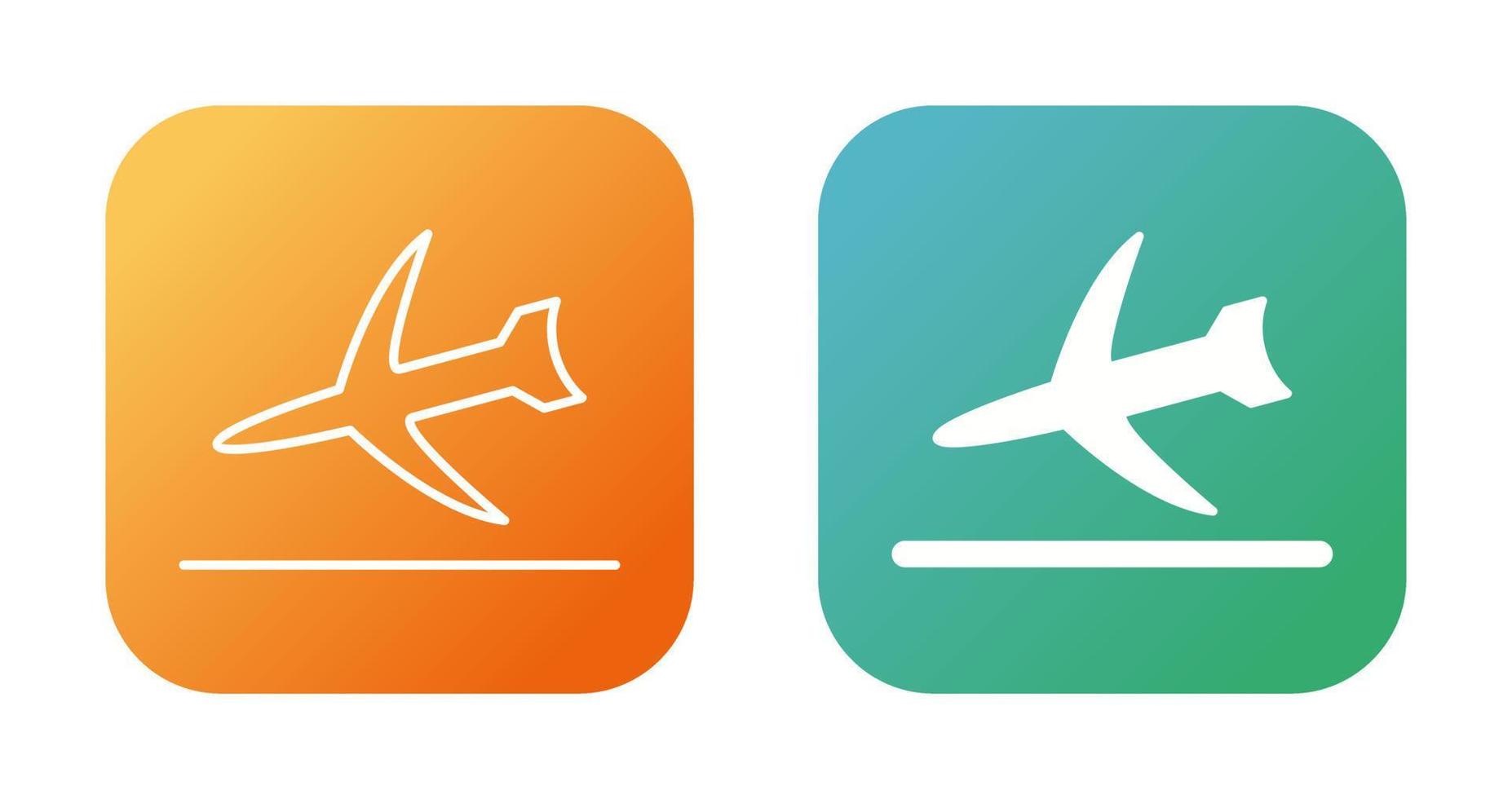 Flight Landing Vector Icon