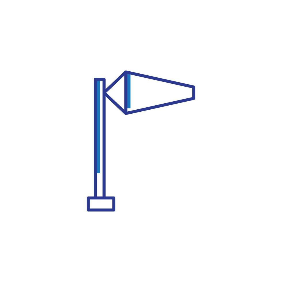 bandera manga de viento vector para icono sitio web, ui básico, símbolo, presentación