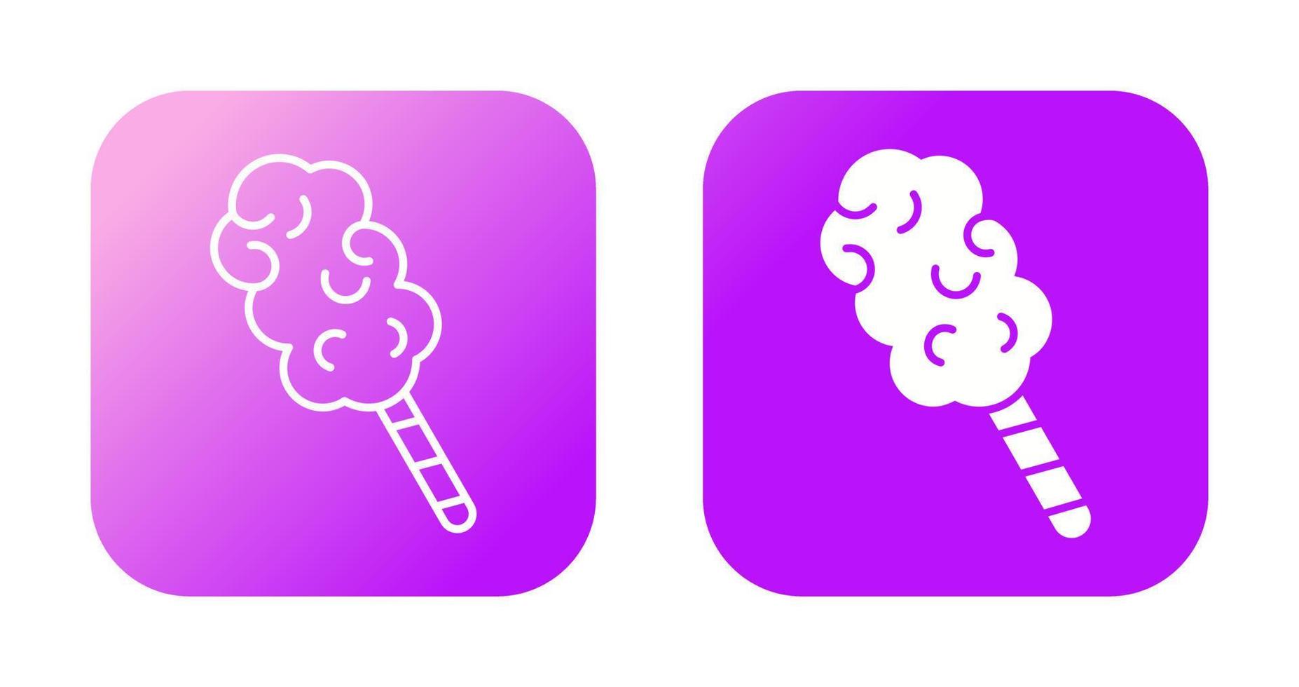 Cotton Candy Vector Icon