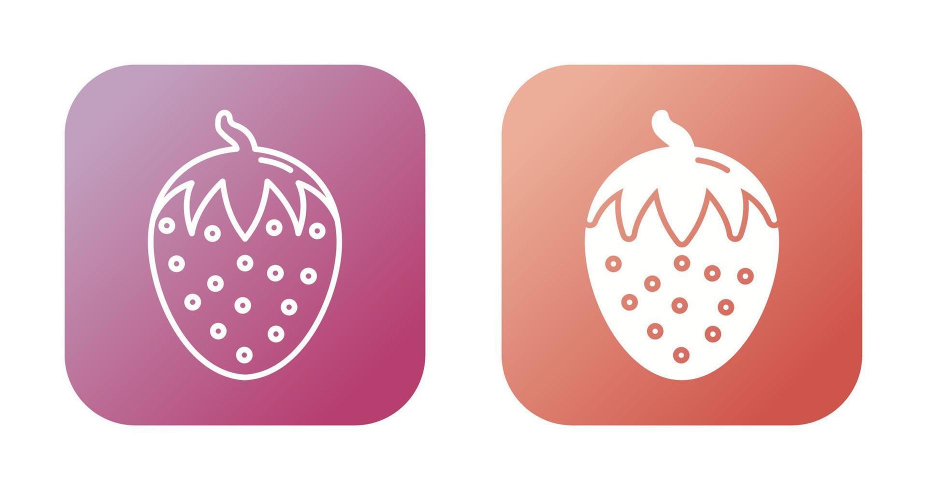 Strawberry Vector Icon