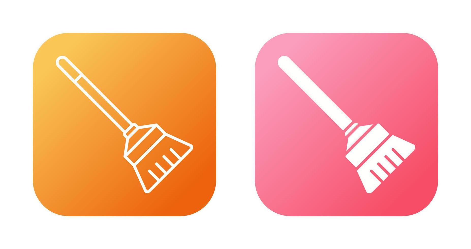 Broom Vector Icon