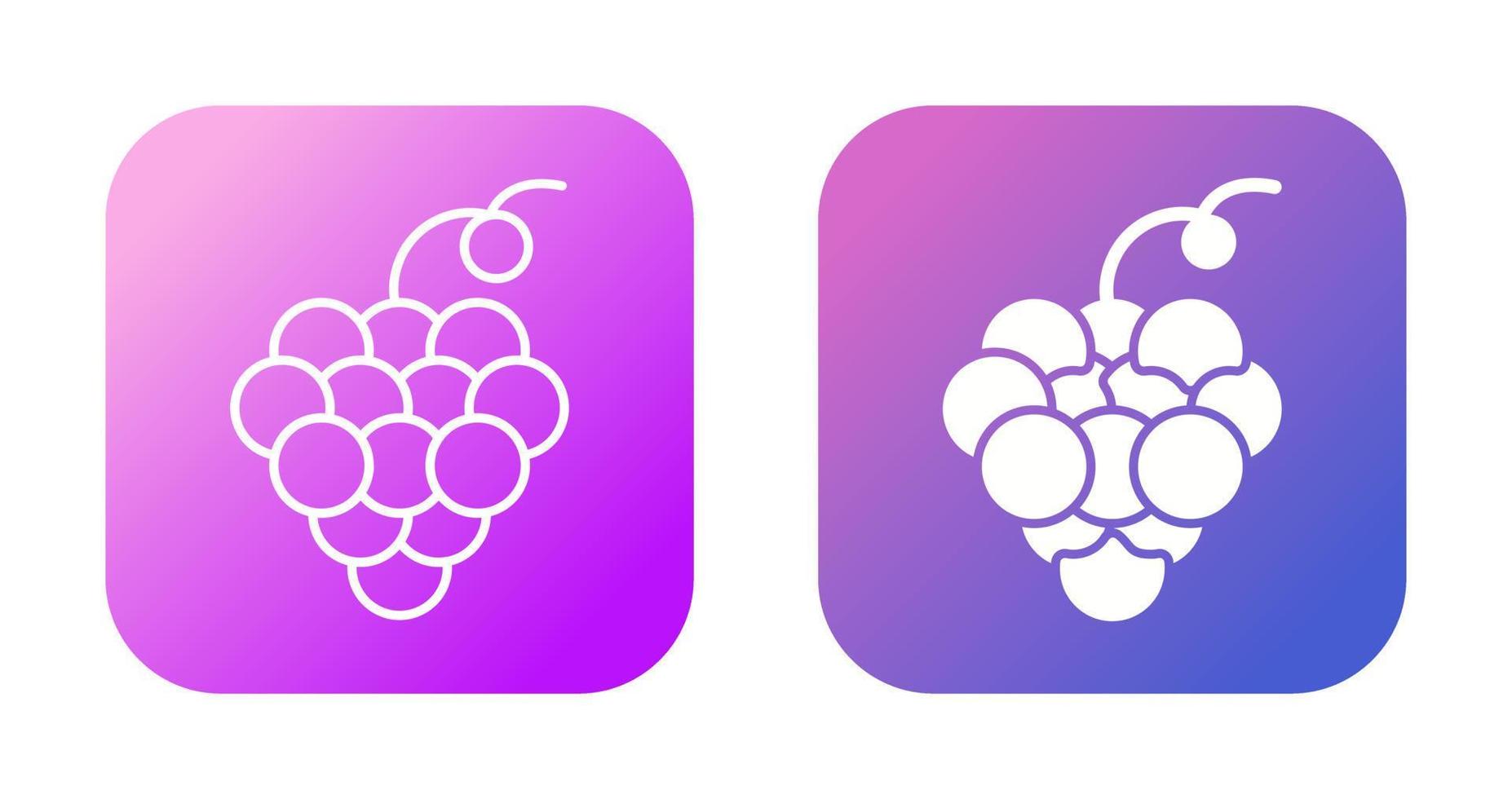 Grapes Vector Icon