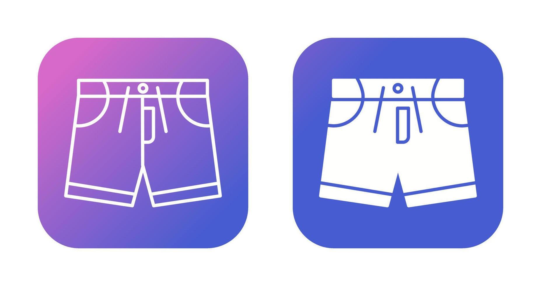 Shorts Vector Icon