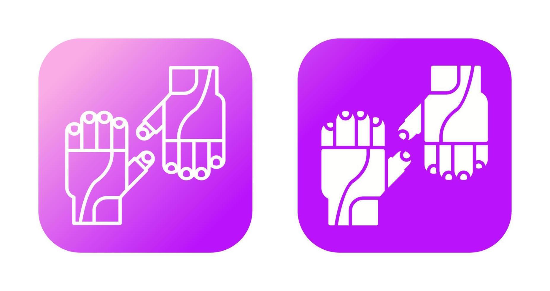 Cycling Gloves Vector Icon