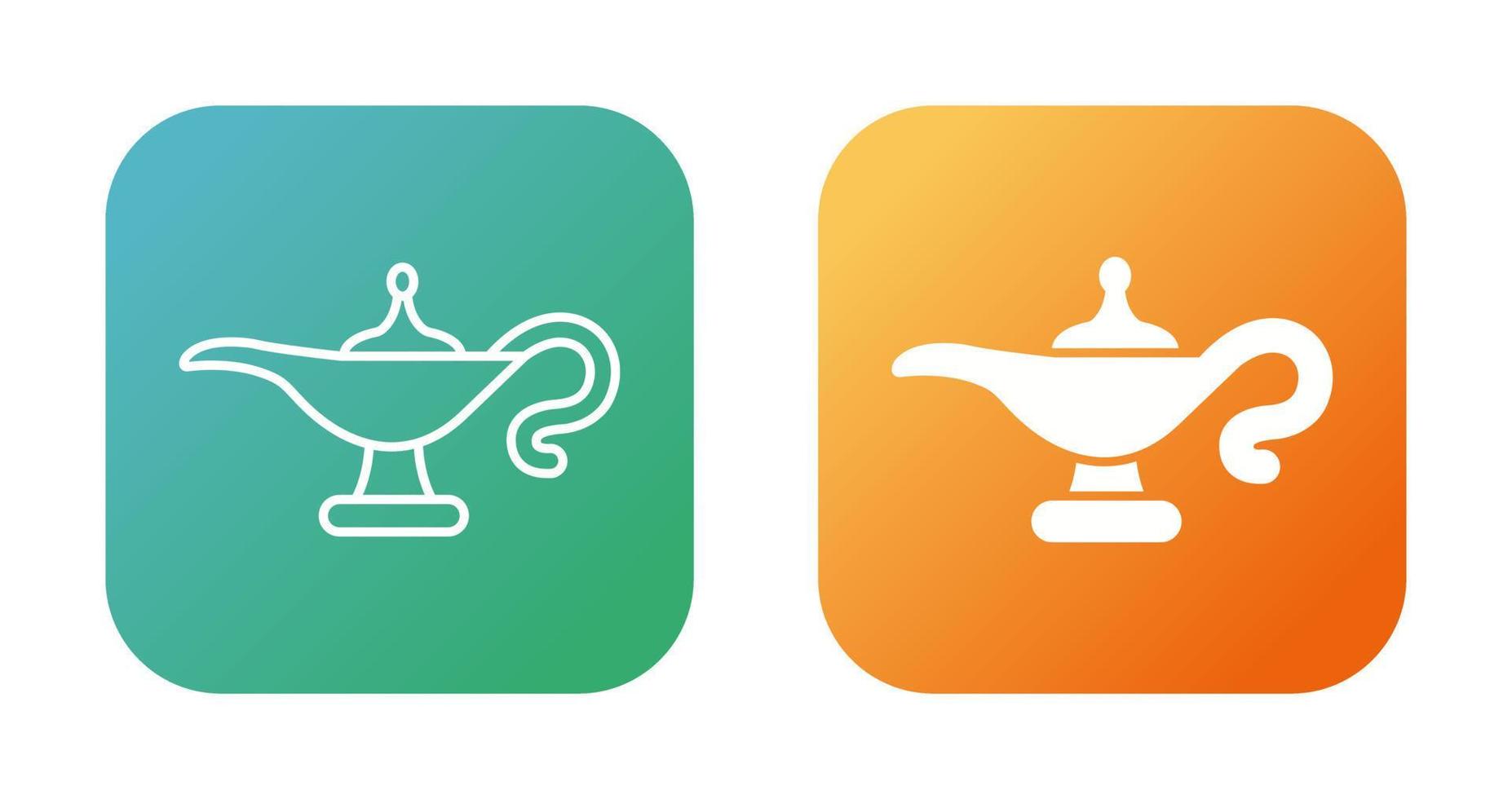 Genie Lamp Vector Icon