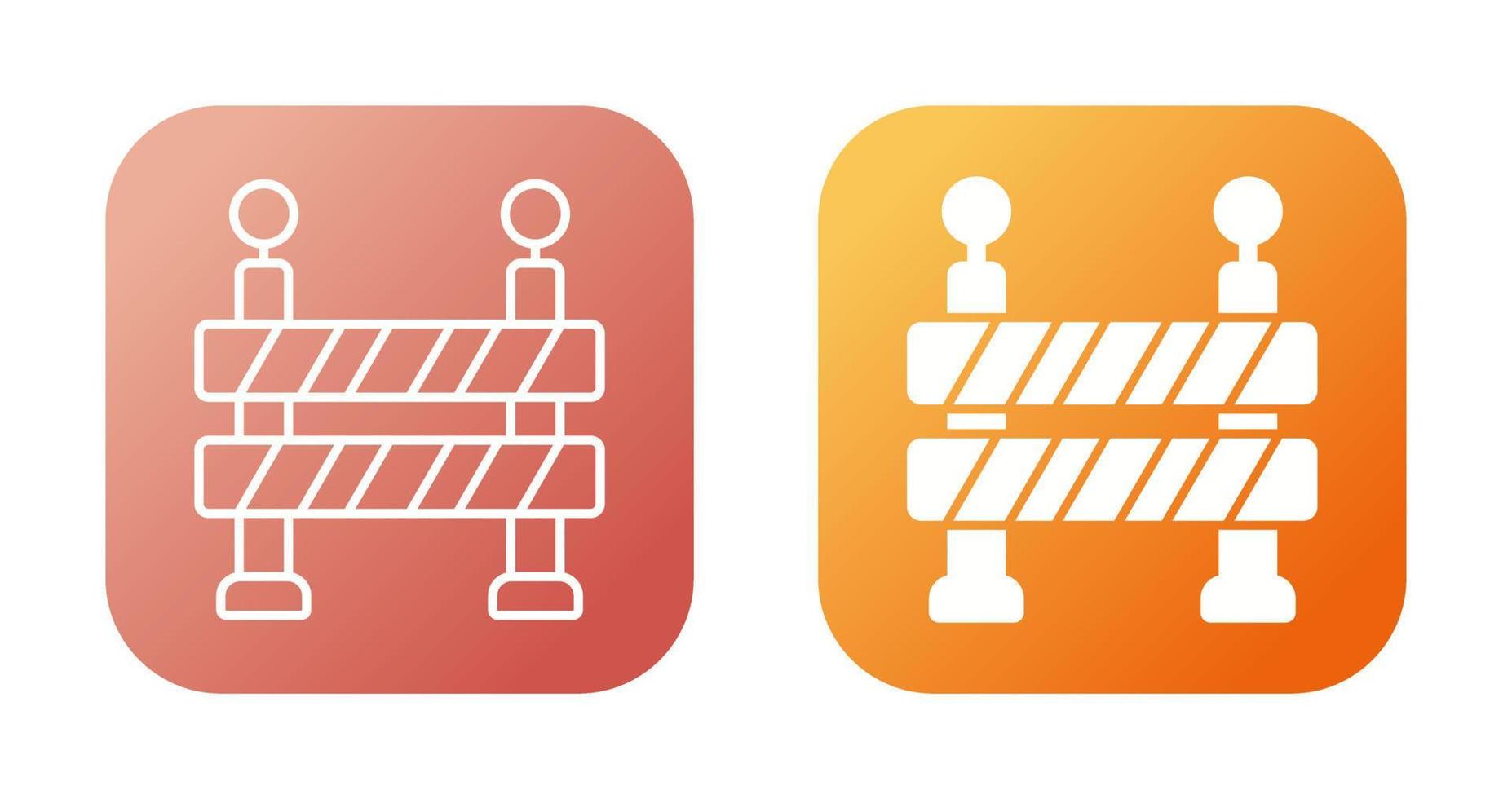 Barrier Vector Icon
