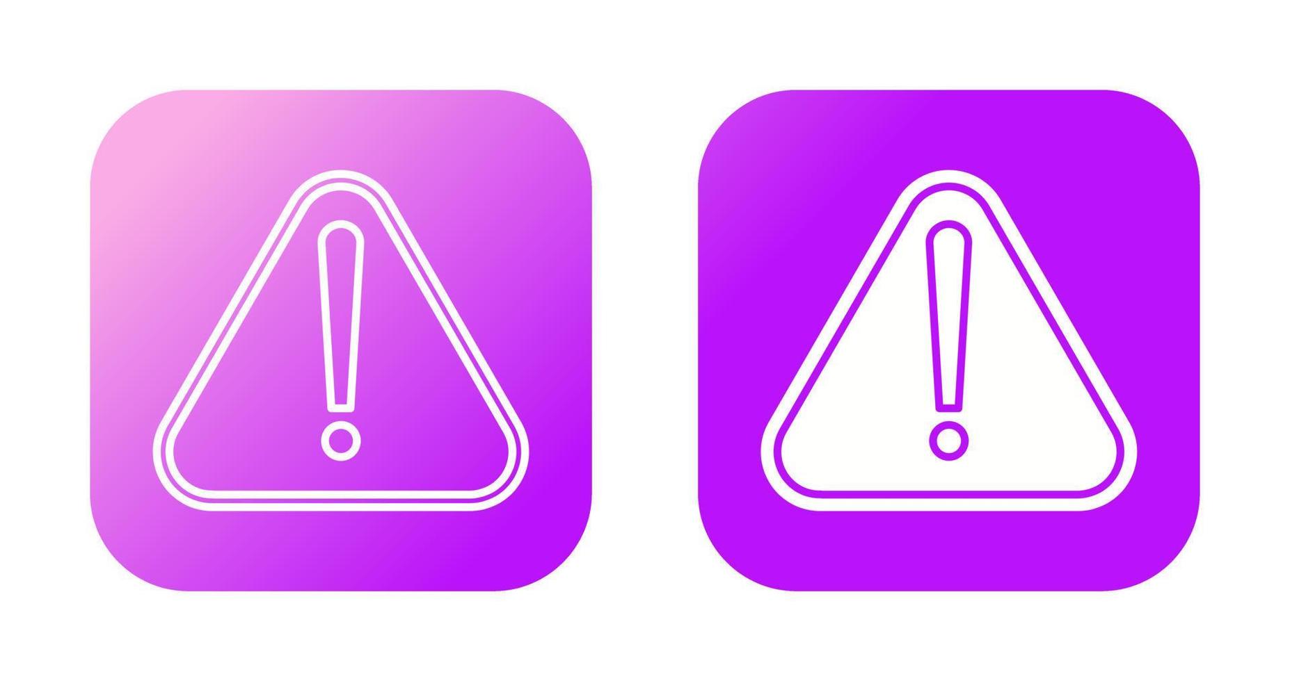 Warning Sign Vector Icon