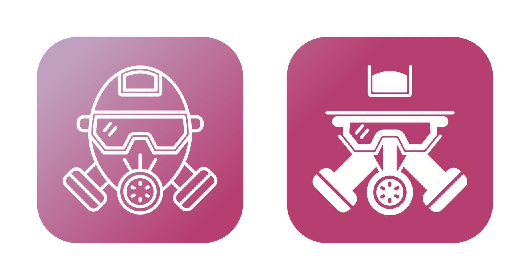 Gas Mask Vector Icon