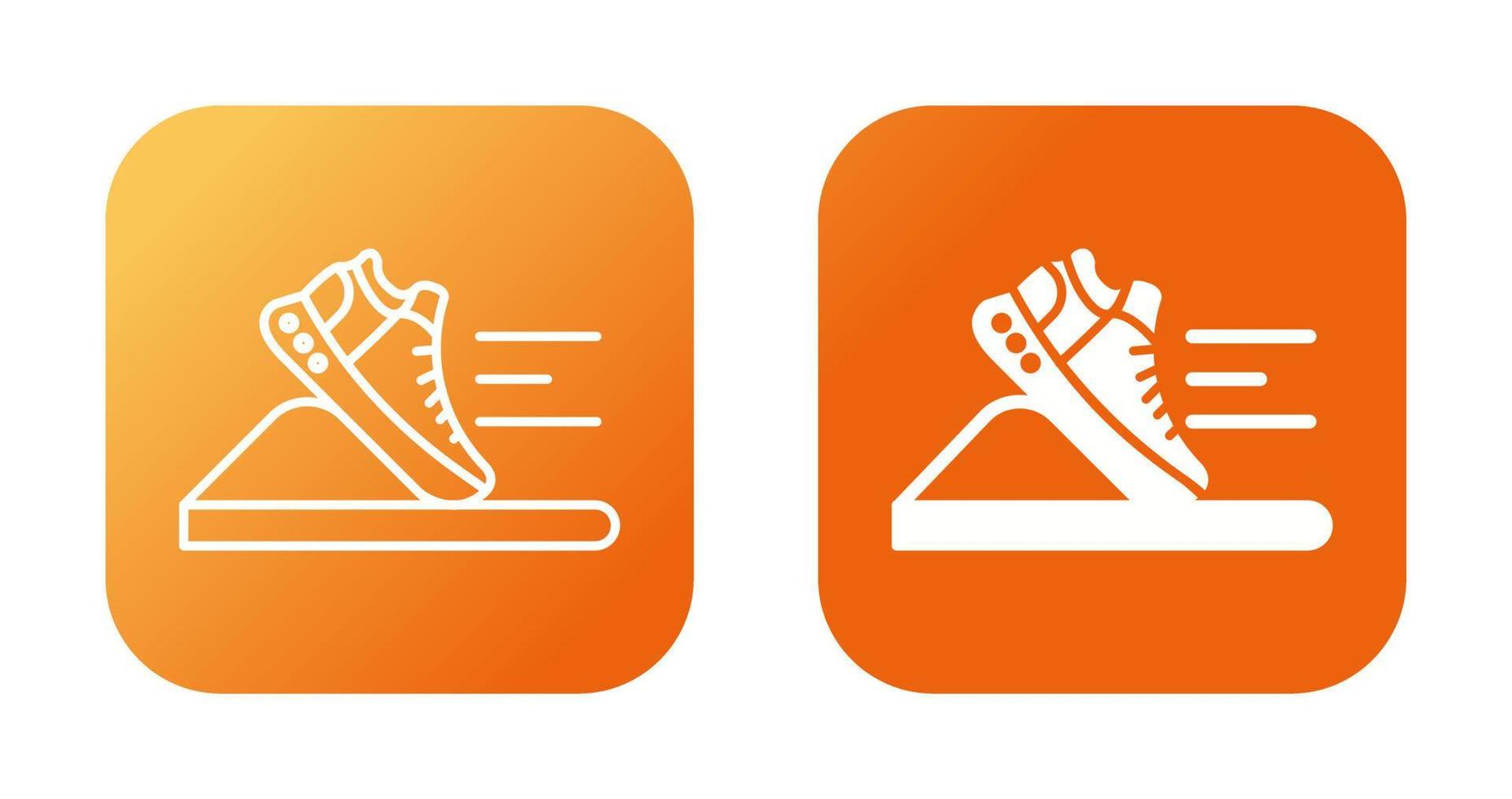 Starting Block Vector Icon