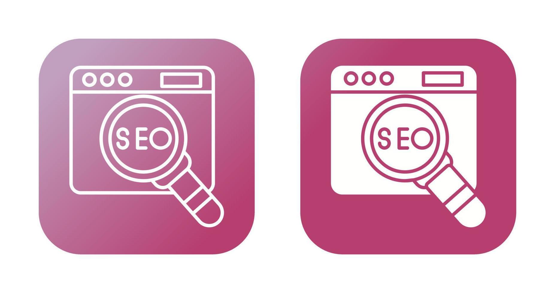 Seo Vector Icon