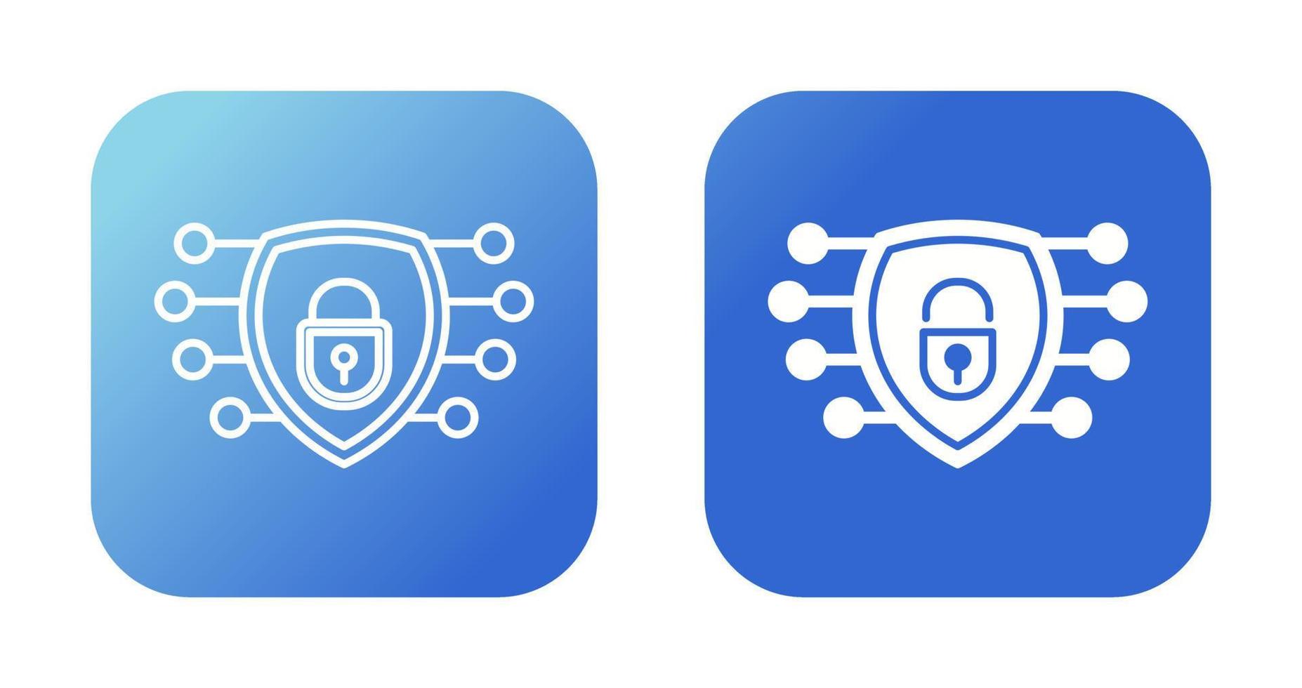 icono de vector de seguridad