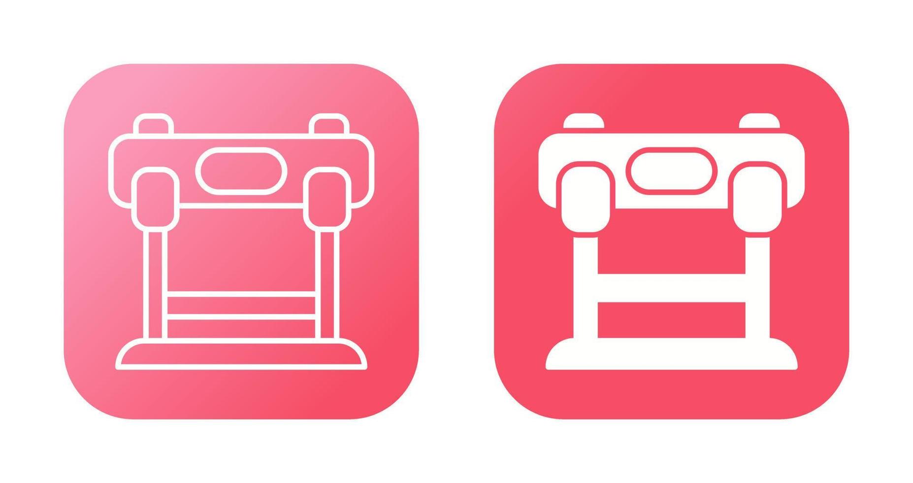 Hurdles Race Vector Icon