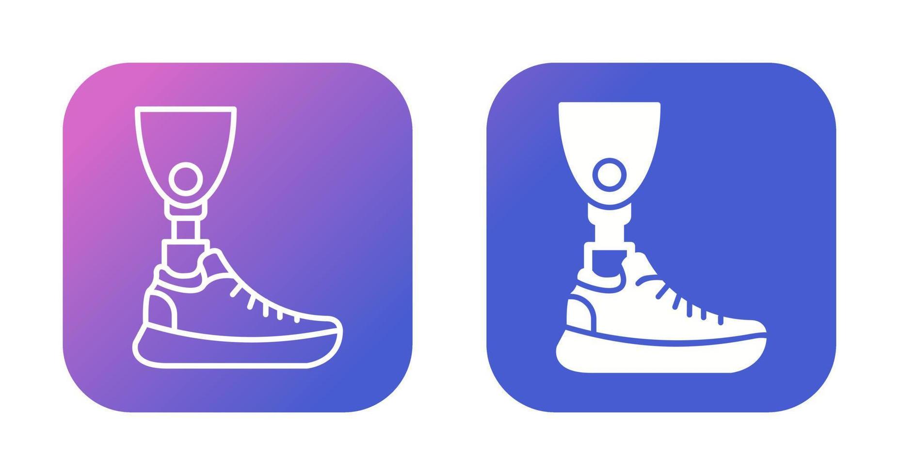 Prosthesis Vector Icon