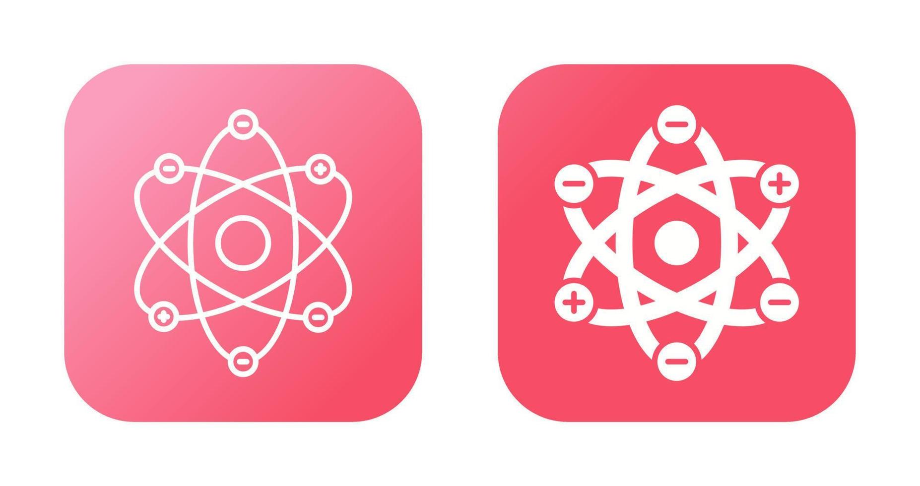 Atom Structure Vector Icon