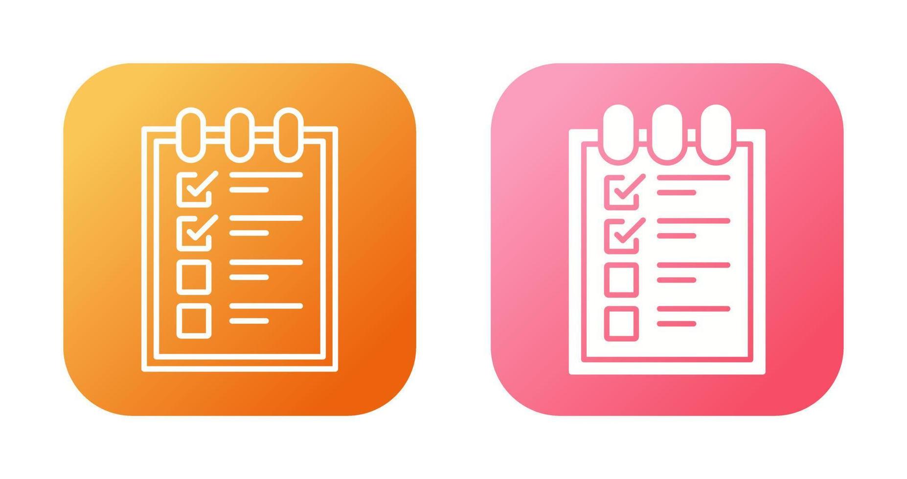 Check List Vector Icon