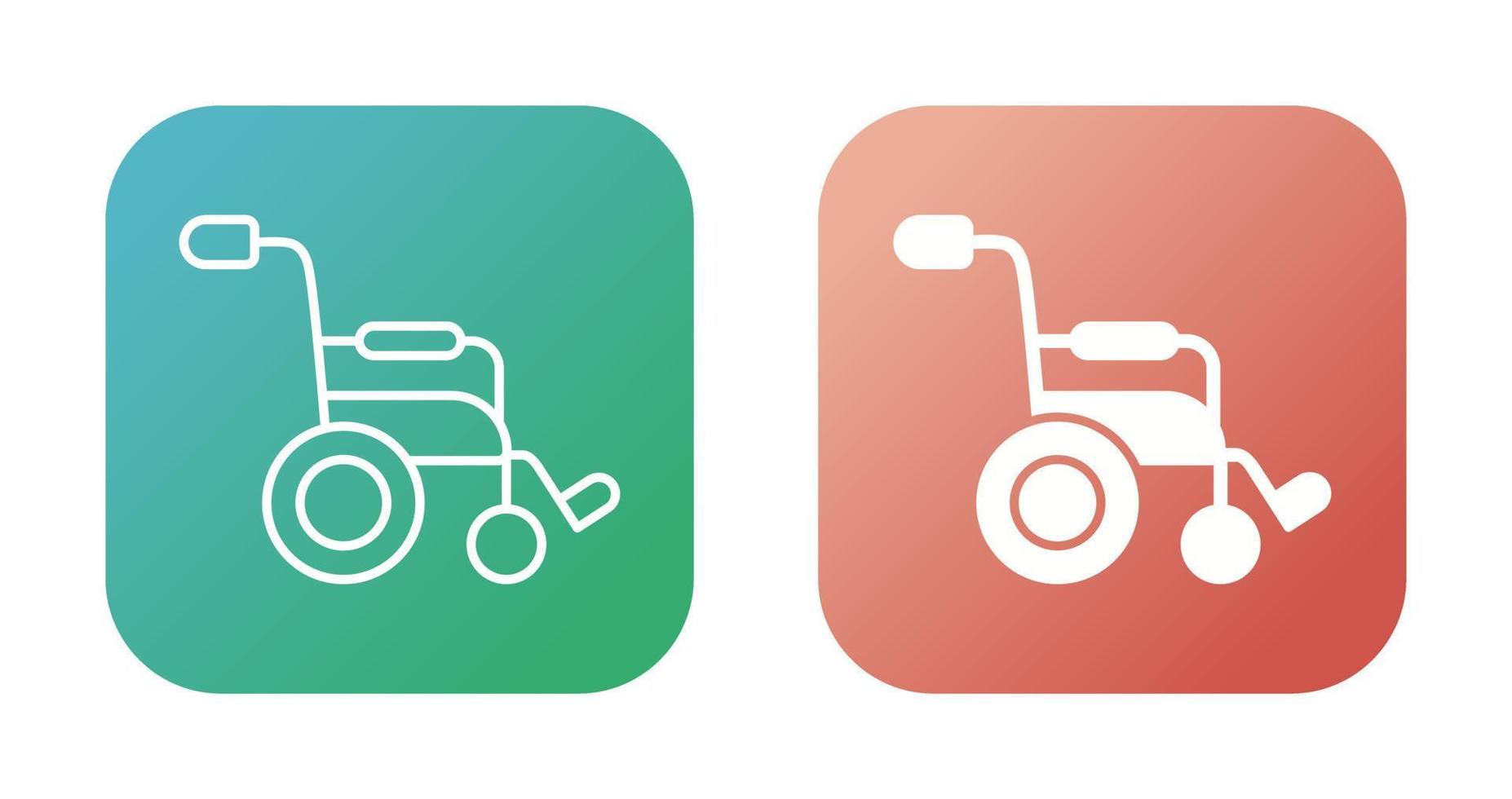 Wheel Chair Vector Icon